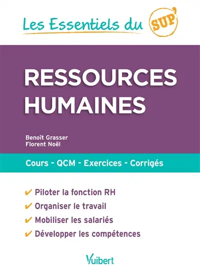 Ressources humaines : cours, QCM, exercices, corrigés
