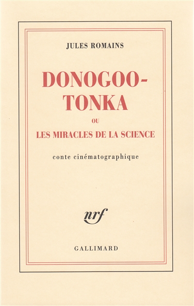 Donogoo Tonka ou Les miracles de la science : conte cinématographique