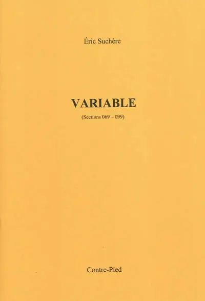 Variable : sections 069-099