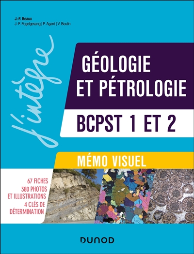 Mémo visuel de géologie et pétrologie : BCPST 1 et 2