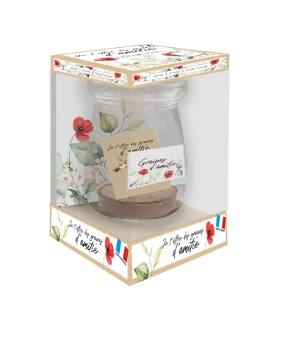 Je t'offre des graines d'amitié : coquelicot
