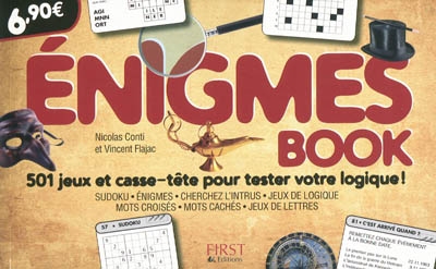 Enigmes book : 501 jeux et casse-tête pour tester votre perspicacité !