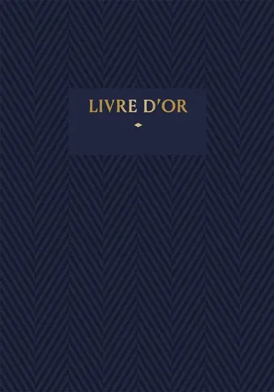 Livre d'or : bleu
