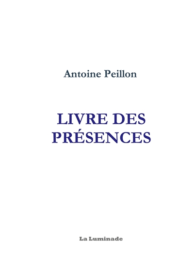 Livre des présences