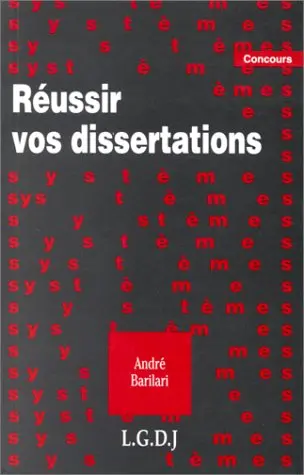 Réussir vos dissertations
