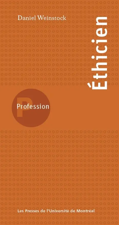 Profession éthicien