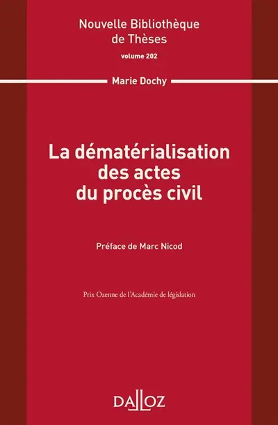 La dématérialisation des actes du procès civil
