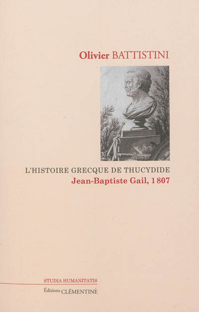 L'histoire grecque de Thucydide : Jean-Baptiste Gail, 1807