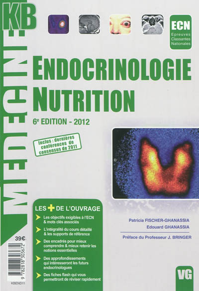 Endocrinologie nutrition : ECN, épreuves classantes nationales