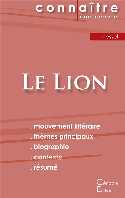 Fiche de lecture Le Lion de...