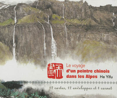 Le voyage d'un peintre chinois dans les Alpes : 12 cartes, 12 enveloppes et 1 carnet