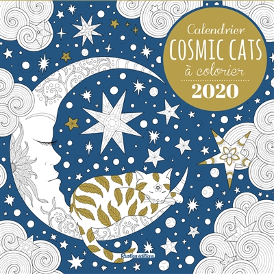 Cosmic cats à colorier : calendrier 2020