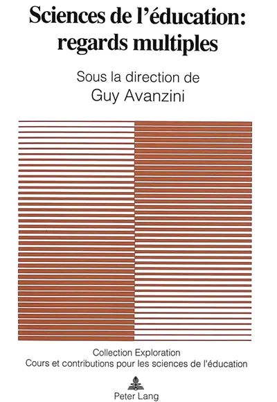 Sciences de l'éducation : regards multiples