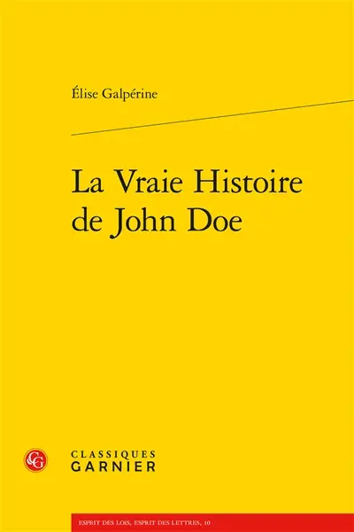 La vraie histoire de John Doe