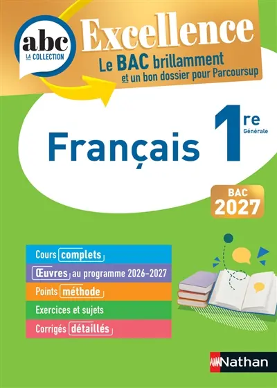 Français 1re générale : bac 2027