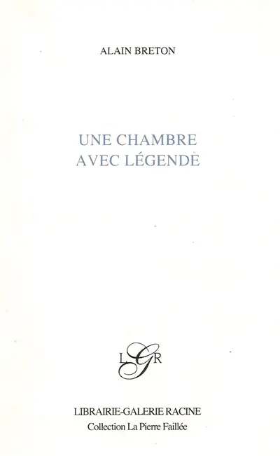 Une chambre avec légende