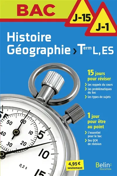Histoire géographie terminale L, ES