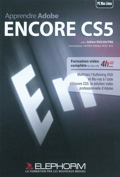 Apprendre Adobe Encore CS5