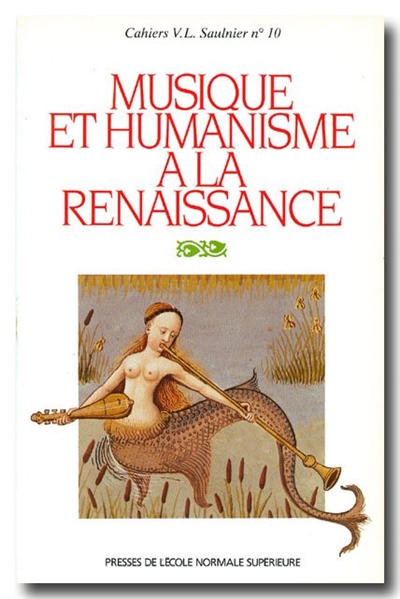 Musique et humanisme à la Renaissance