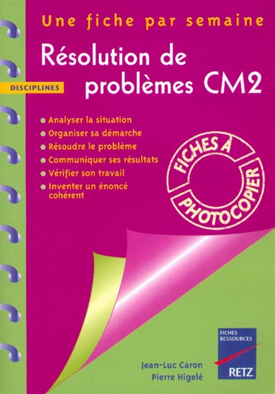 Résolution de problèmes CM2
