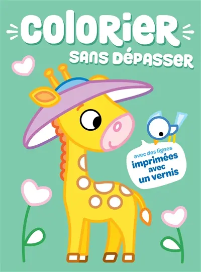 Colorier sans dépasser : la girafe