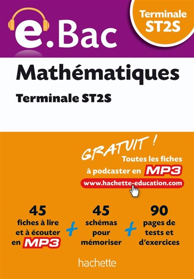 Mathématiques, terminale ST2S