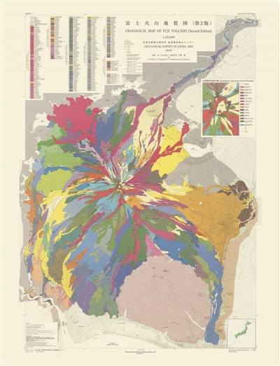 Carte géologique du mont...