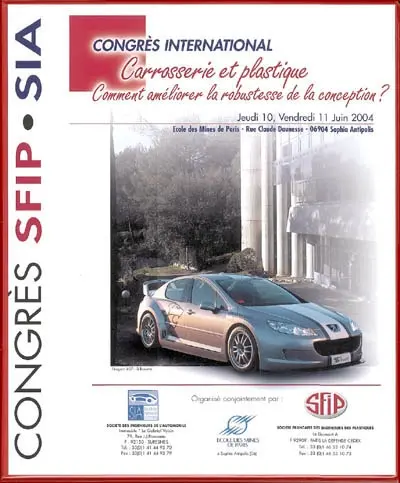 Carrosserie et plastique : comment améliorer la robustesse de la conception ? : congrès international