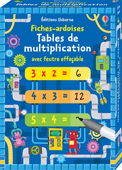 Tables de multiplication : fiches-ardoises