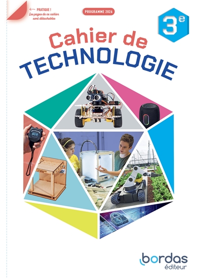 Cahier de technologie 3e :...