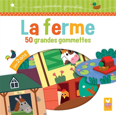 La ferme : 50 grandes gommettes