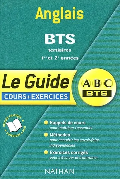 Anglais, BTS tertiaires, 1re et 2e années