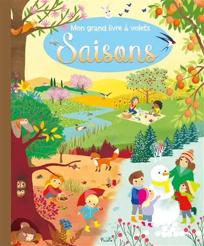 Les saisons : mon grand livre à volets