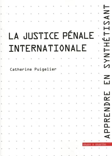 Apprendre en synthétisant. La justice pénale internationale