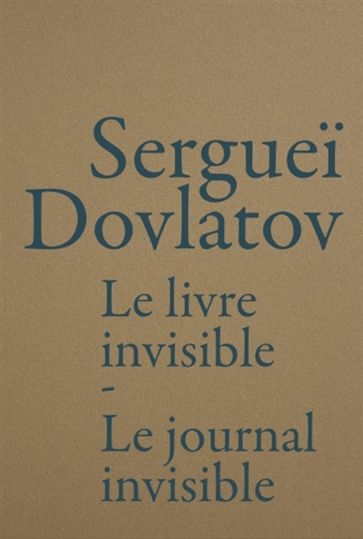 Le livre invisible. Le journal invisible