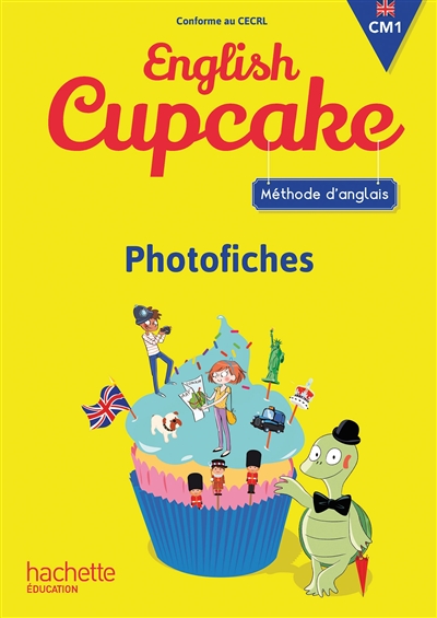 English Cupcake, CM1 : méthode d'anglais, photofiches
