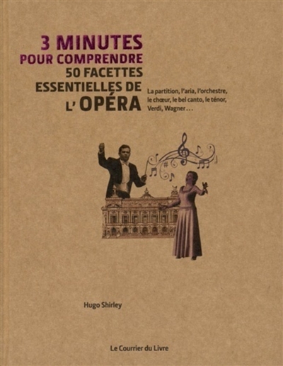 3 minutes pour comprendre 50 facettes essentielles de l'opéra : la partition, l'aria, l'orchestre, le choeur, le bel canto, le ténor, Verdi, Wagner...