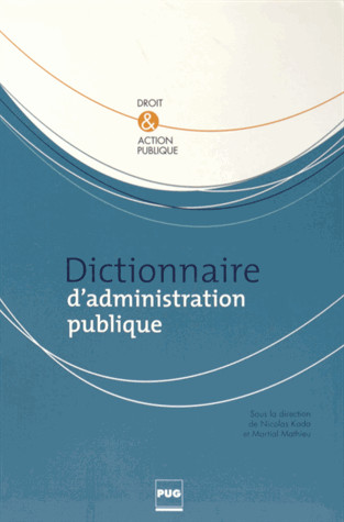 Dictionnaire d'administration publique