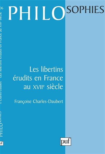 Les libertins érudits en France au XVIIe siècle