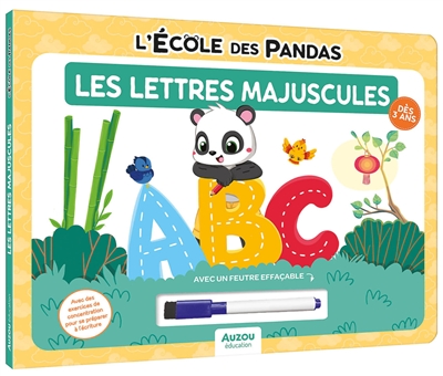 l'école des pandas : les lettres majuscules