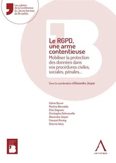 Le RGPD, une arme contentieuse : mobiliser la protection des données dans vos procédures civiles, sociales, pénales...