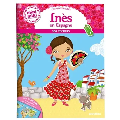 Inès en Espagne : les petites robes : 300 stickers