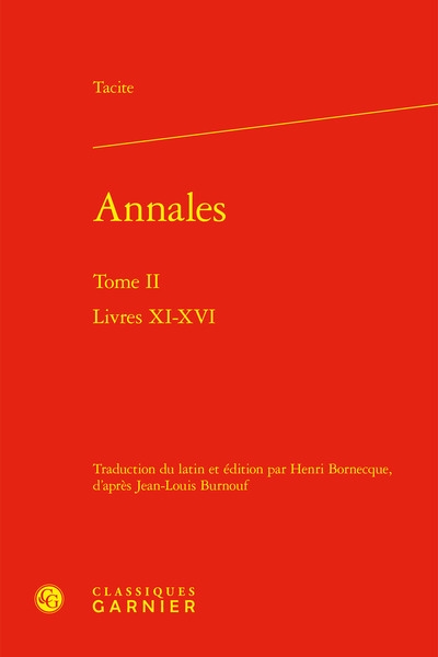 Annales. Vol. 2. Livres XI-XVI