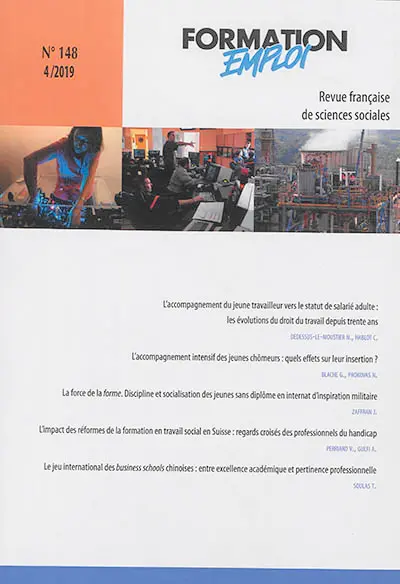Formation emploi, n° 148