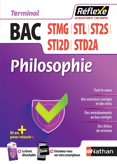 Philosophie, bac STMG, STL, ST2S, STI2D, STD2A, terminale