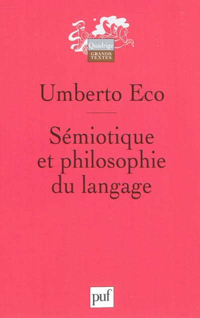 Sémiotique et philosophie du langage