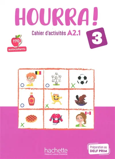 Hourra ! 3 : cahier d'activités A2.1 : pack livre + version numérique