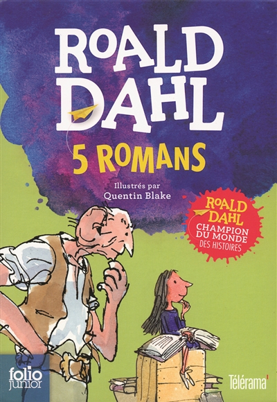 Roald Dahl : 5 romans illustrés par Quentin Blake