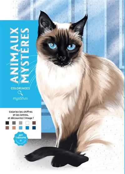 Animaux mystères : 100 coloriages mystères