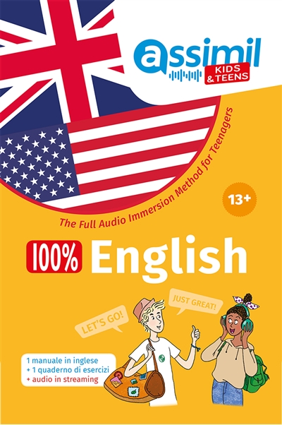 100 % English 13 + : the full audio immersion method for teenagers